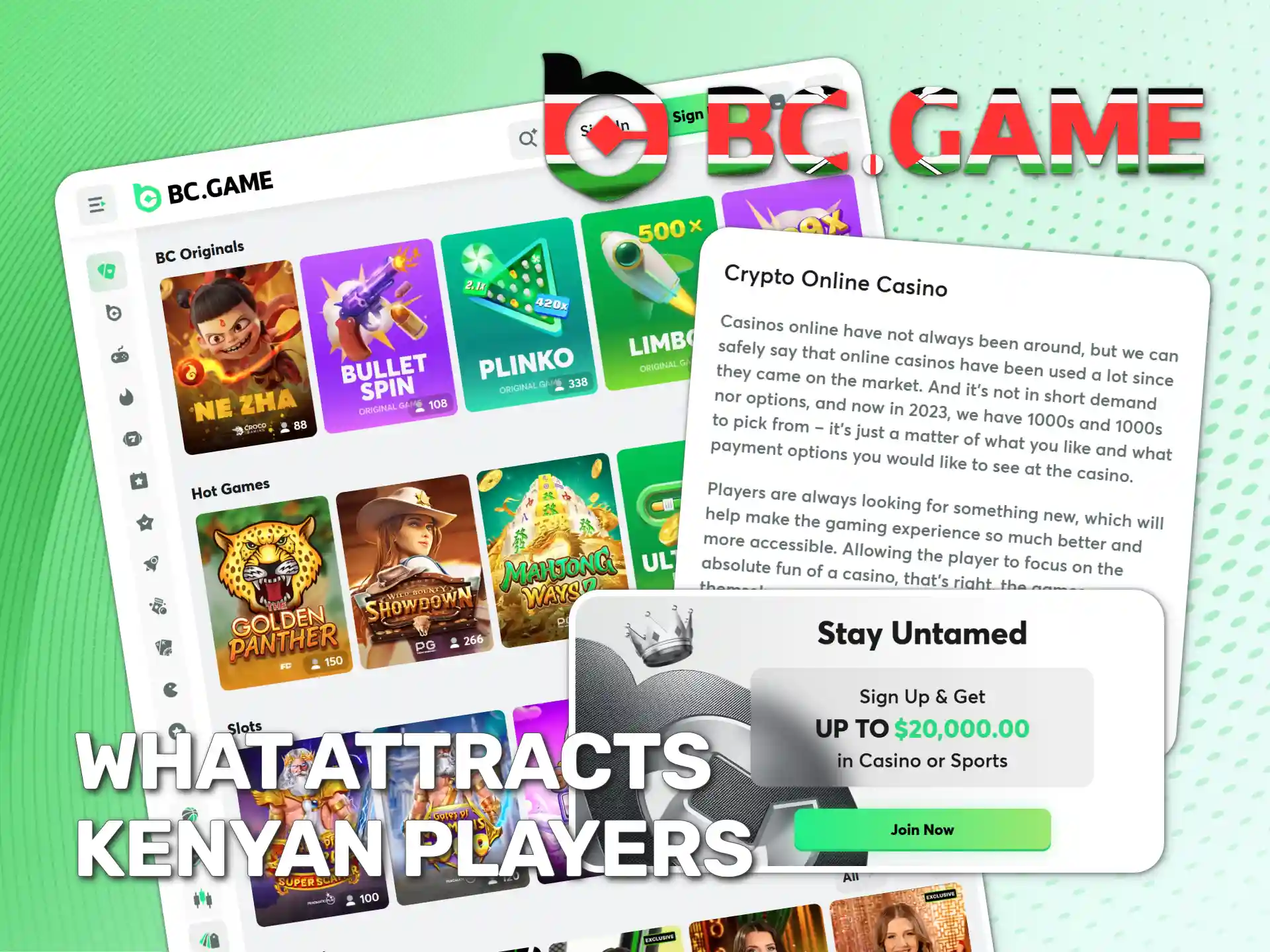 Explore the benefits of BC Game casino and sport betting.