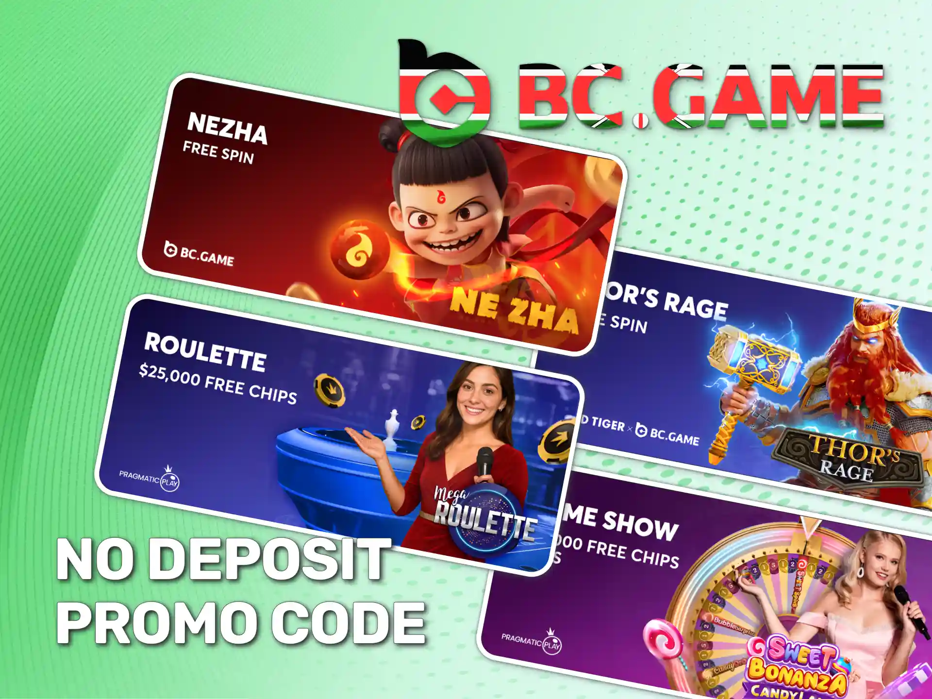 Access no deposit bonuses and free chips on BC Game.
